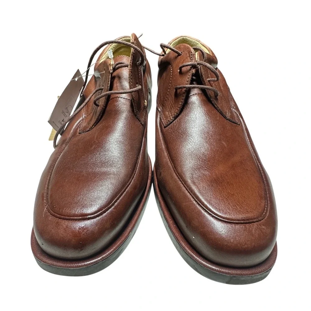 Deer Stags Arthur Mens Size‎ 13 Brown Smooth Moc Toe Oxford Dress Shoes NWT